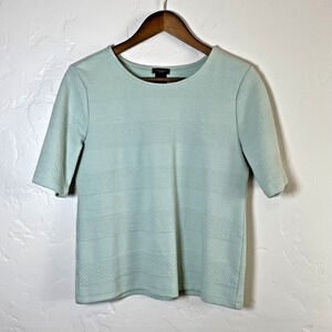 Ann Taylor Factory Size Small Top - Mint Green T-shirt Textured